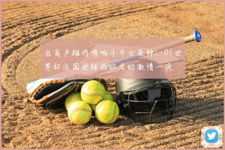当高卢雄鸡鸣响斗牛士丧钟：06世界杯法国逆转西班牙的激情一夜