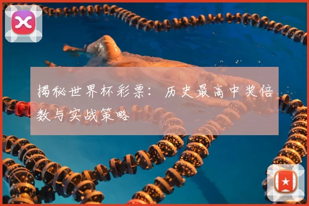 揭秘世界杯彩票：历史最高中奖倍数与实战策略